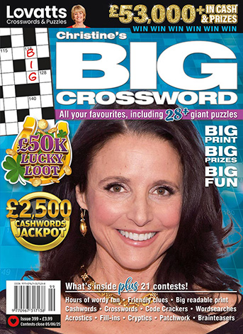 Christine's BIG Crossword // UK Six month subscription