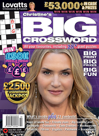Christine's BIG Crossword // UK Six month subscription