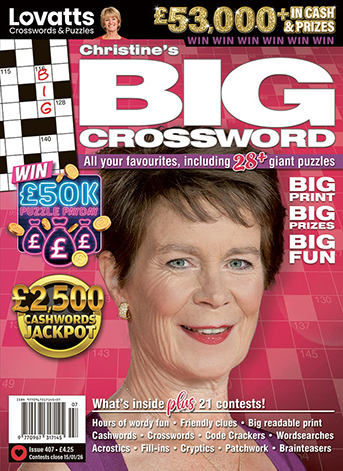 Christine's BIG Crossword // UK Six month subscription