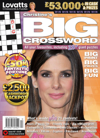 Christine's BIG Crossword // UK Six month subscription