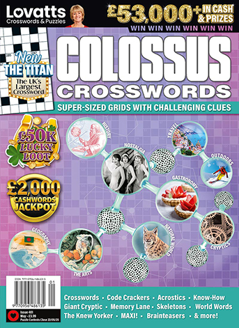 Colossus Crosswords // UK Six Month Subscription
