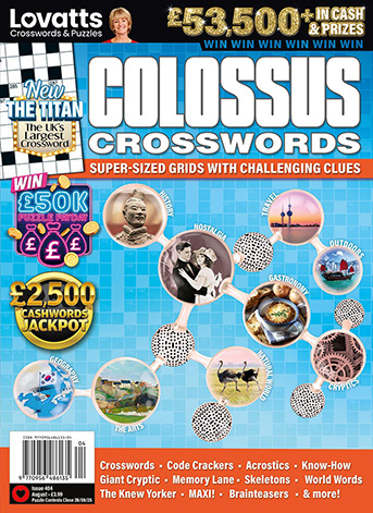 Colossus Crosswords // UK Six Month Subscription