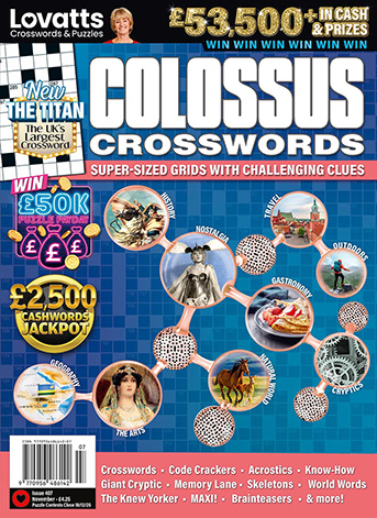 Colossus Crosswords // UK Six Month Subscription