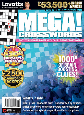 MEGA! Crosswords // UK One Year Subscription