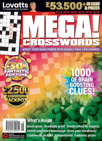 MEGA! Crosswords // UK One Year Subscription