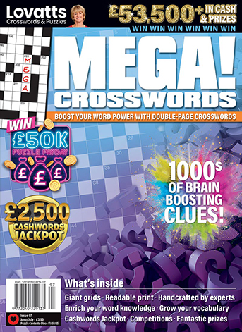 MEGA! Crosswords // UK One Year Subscription