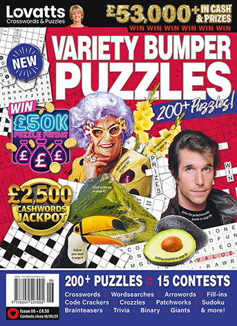 Variety Bumper Puzzles // 6 Month UK Subscription