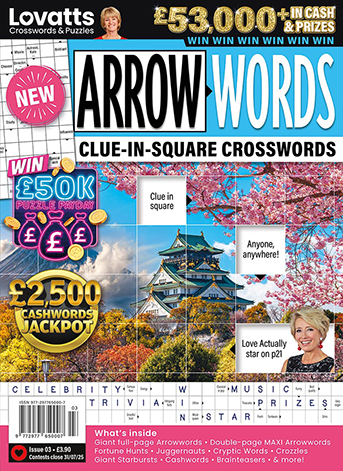 ArrowWords // 3 Issue UK Subscription